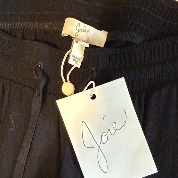 JOIE black drawstring pants NWT Size S - Picture 2 of 2